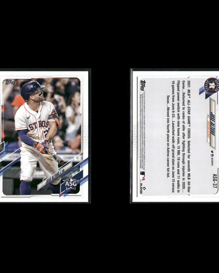 Jose Altuve 10-Card Lot Houston Astros MVP All-Star World Series Champ