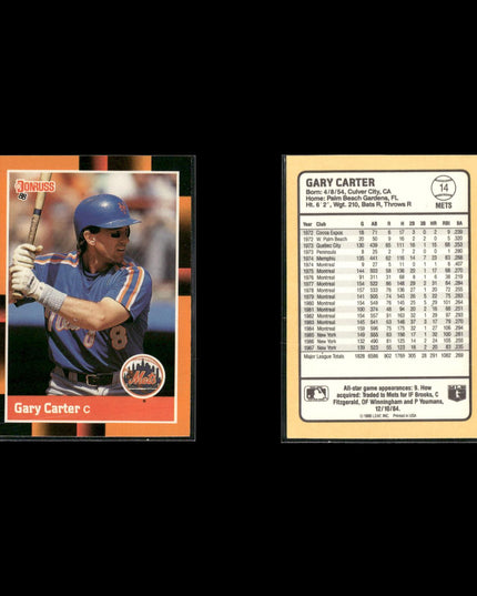 Gary Carter 12-Card Lot Montreal Expos HOF Catcher Icon