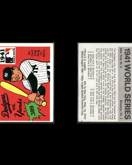 10-Card Lot Vintage 1971 Fleer Laughlin World Series | MLB Baseball Cards