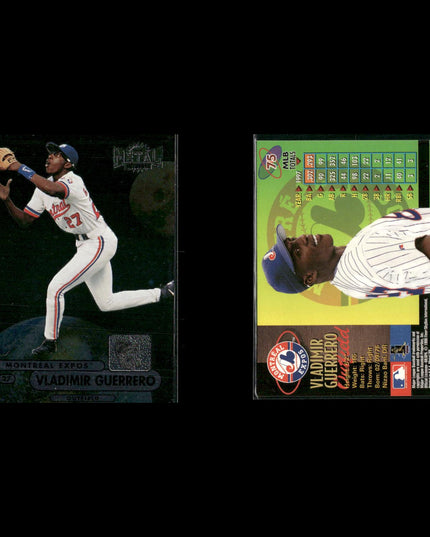 Vladimir Guerrero 8-Card Lot Montreal Expos HOF Power Bat