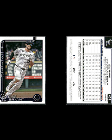 Kris Bryant 8-Card Lot Chicago Cubs 2016 MVP Rookie of Year