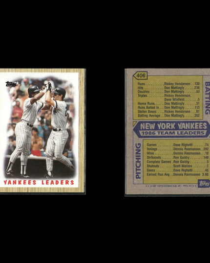 Rickey Henderson 12-Card Lot Yankees HOF Leadoff Legend