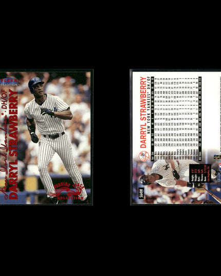 Darryl Strawberry Baseball Lot (19 Cards) Star Player Cards