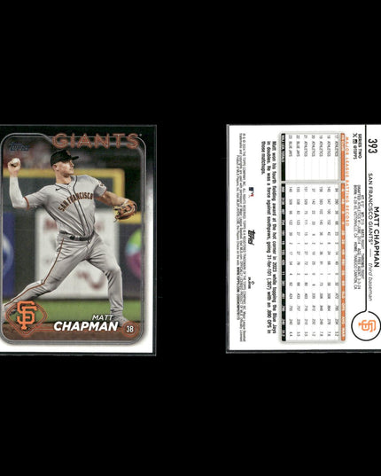 Matt Chapman 8-Card Lot Toronto Blue Jays Gold Glove 3B