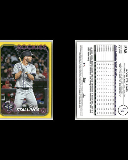 2024 Topps Parallel Lot (11) Royal Blue, Yellow, Holiday – RCs & Vets