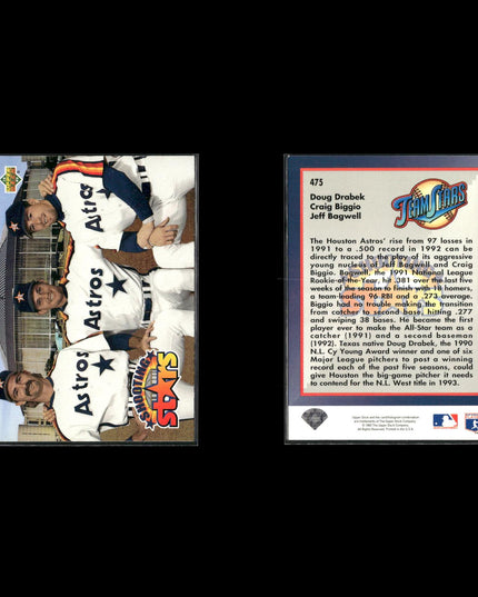 Craig Biggio 12-Card Lot Houston Astros HOF 3,000 Hits Legend