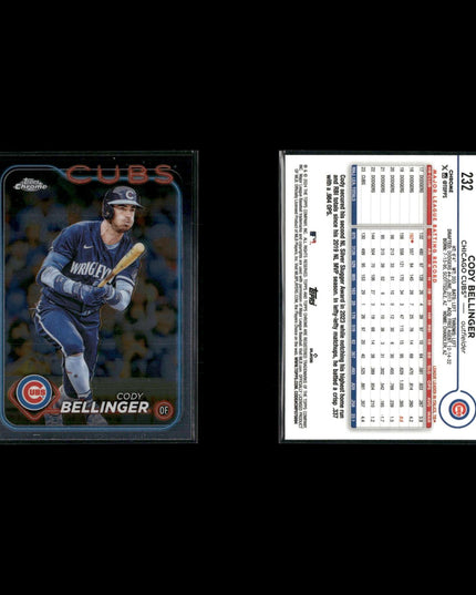 Cody Bellinger 8-Card Lot Chicago Cubs NL MVP Former Dodgers Star