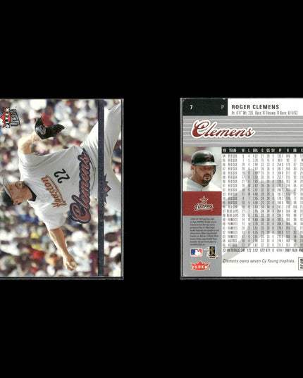 Roger Clemens 10-Card Lot Boston Red Sox “Rocket” 7x Cy Young