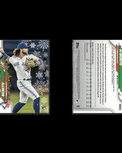 Bo Bichette 17-Card Lot Toronto Blue Jays Young Star Shortstop