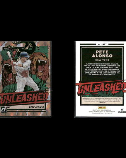 Pete Alonso 10-Card Lot NY Mets “Polar Bear” Home Run Derby Champ