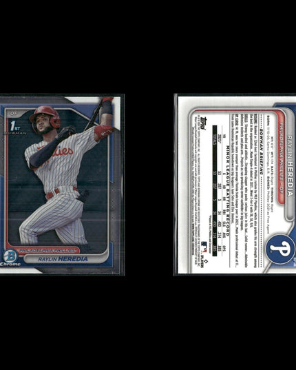 2023-24 Bowman Chrome Prospects Mojo Refractors Lot (8) Bowman 1st Card