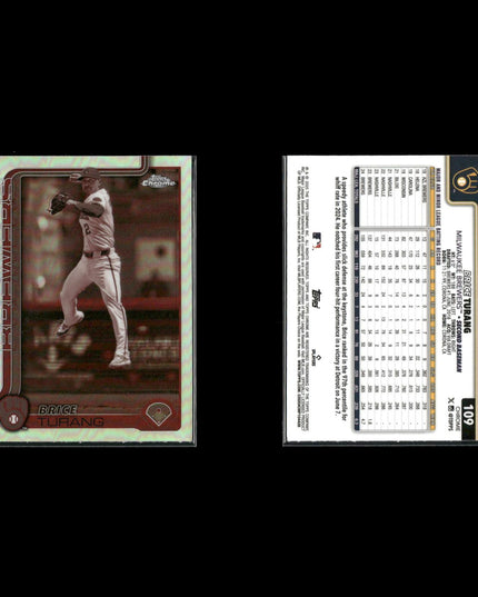 2025 Topps Chrome Sepia Refractors Lot (14) w/ Oneil Cruz, Triston McKenzie, Lux