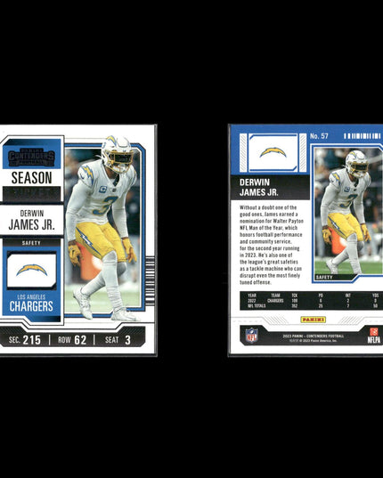 2023 Panini Contenders Football Lot (23) Stars, RCs, Inserts, Parallels