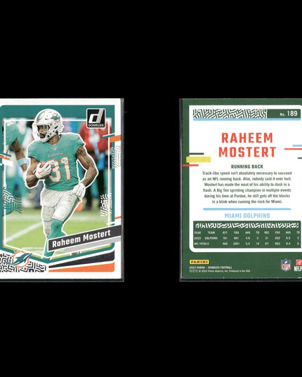 2023 Donruss & Optic Football Lot (18) Stars, RCs, Colts, Dolphins, More