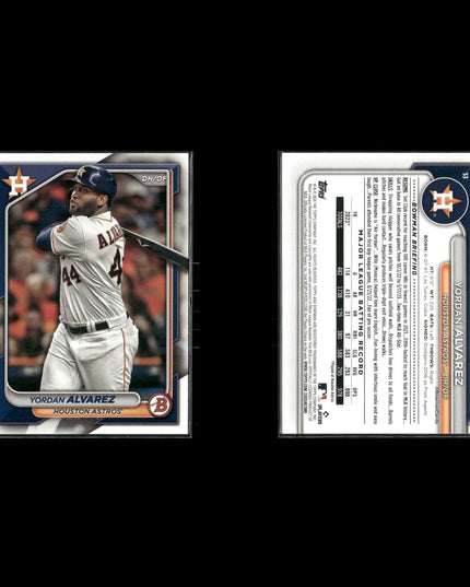Yordan Alvarez 8-Card Lot Houston Astros Power Hitter ALCS MVP
