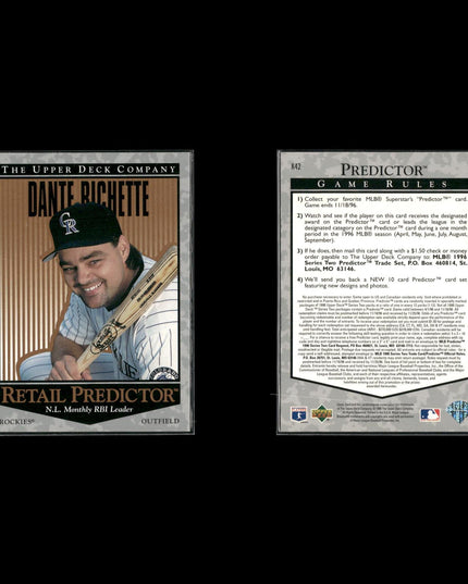 Dante Bichette 11-Card Lot Colorado Rockies Blake Street Bomber