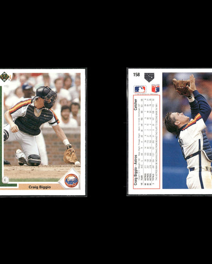 Craig Biggio 12-Card Lot Houston Astros HOF 3,000 Hits Legend