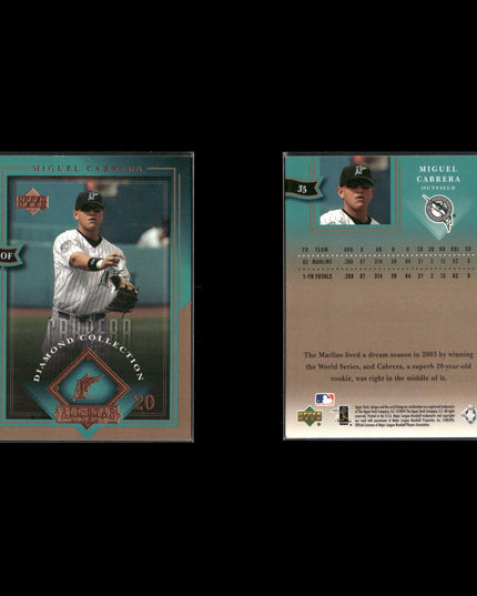 Miguel Cabrera 13-Card Lot Detroit Tigers “Miggy” Future HOF