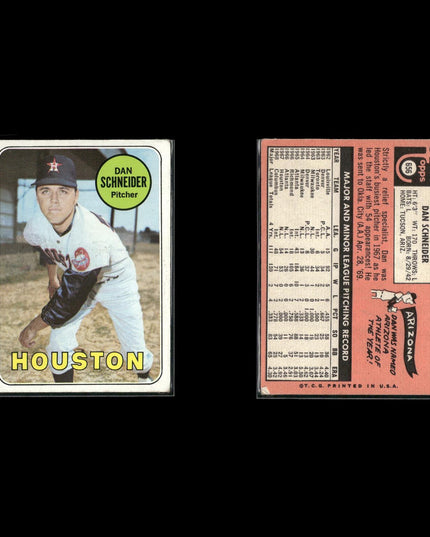 12-Card Lot Vintage 1969 Topps Baseball | MLB Baseball Trading Cards • Poor MLB