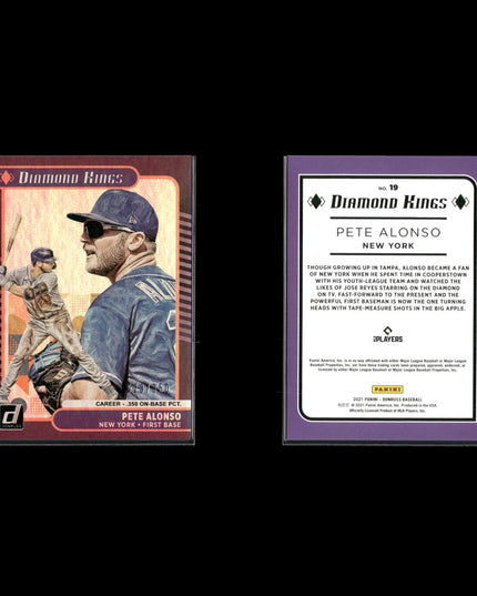 Pete Alonso 10-Card Lot NY Mets “Polar Bear” Home Run Derby Champ