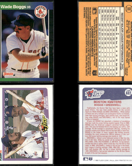 Wade Boggs 29-Card Lot Boston Red Sox HOF Batting Champ Legend