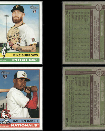 2025 Topps Heritage Rookie Cards Lot (40) MLB Baseball RC + Prospects