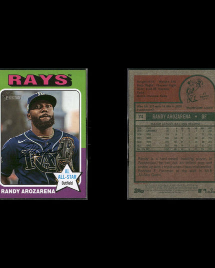 Randy Arozarena 9-Card Lot Tampa Bay Rays Playoff Star WBC Hero