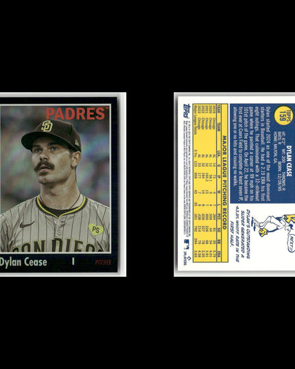 2024 Topps Archives Foilboard Lot (11) #/75-99 Black, Green, Aqua, Purple