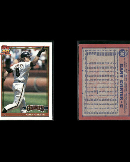 Gary Carter 12-Card Lot Mets 80s HOF Catcher World Series Champ