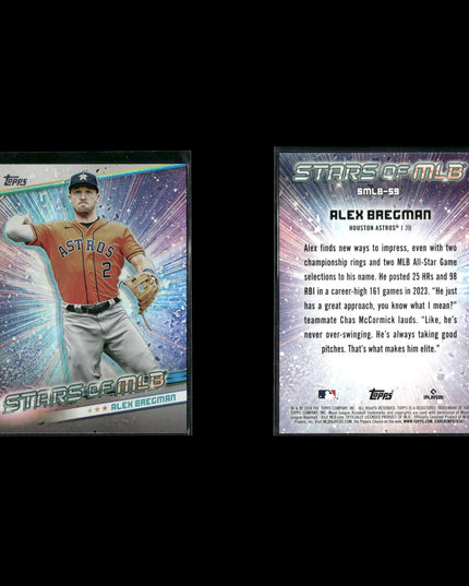 2024 Topps Stars of MLB Lot (10) Wells, Volpe, Mead, Bregman, More RCs/Stars