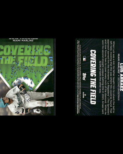 Luis Arraez 12-Card Lot Miami Marlins “La Regadera” Batting Champ