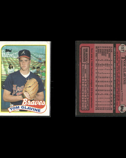 Tom Glavine 10-Card Lot Atlanta Braves HOF Cy Young LHP