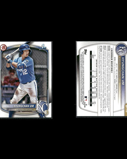 23-Card Lot 2025 Bowman Prospects 1sts | MLB Baseball Rookie Trading Cards Topps