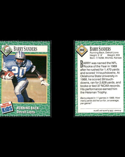 SI Kids Football Lot (19 Cards) Sports Illustrated for Kids Cards