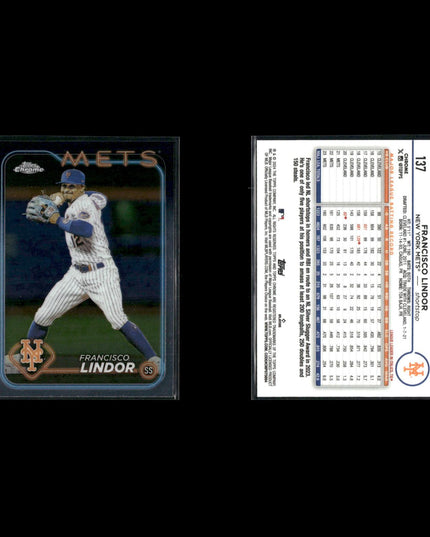 Francisco Lindor 11-Card Lot NY Mets “Mr. Smile” SS All-Star