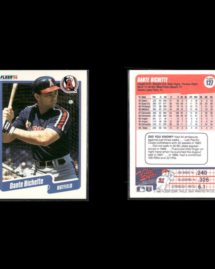 Dante Bichette 11-Card Lot Colorado Rockies Blake Street Bomber