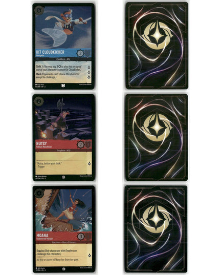 56 Card Foil Lot, Into the Inklands Disney Lorcana Set 3 Mixed Characters