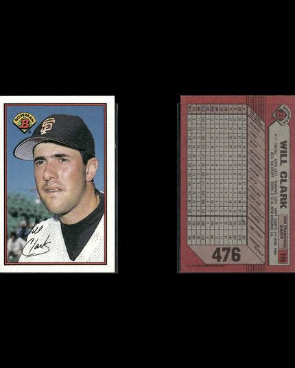 Will Clark 12-Card Lot Giants 80s-90s Star 1B Collector Lot
