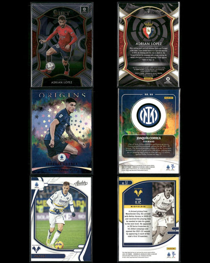 Soccer Card Lot (49) – Prizm, Mosaic, Topps Chrome, RCs, Intl Stars, MLS