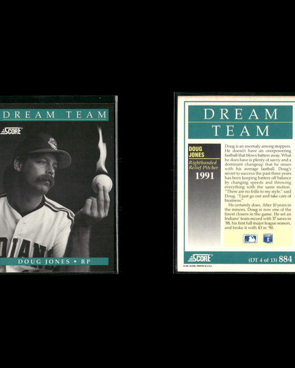 1991 Score Dream Team Baseball Card Set – 13 Cards – Stars & Hall of Famers