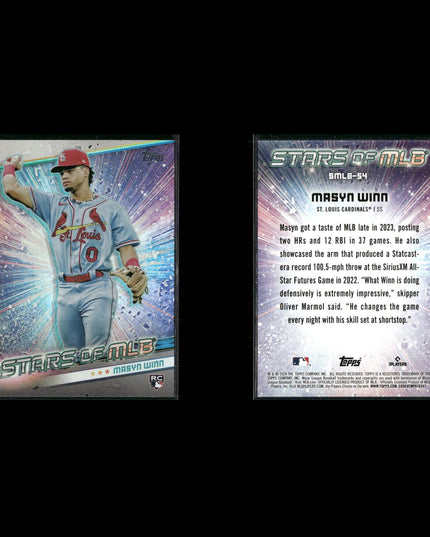 2024 Topps Stars of MLB Lot (10) Wells, Volpe, Mead, Bregman, More RCs/Stars