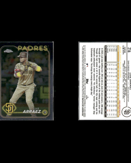 Luis Arraez 12-Card Lot Miami Marlins “La Regadera” Batting Champ