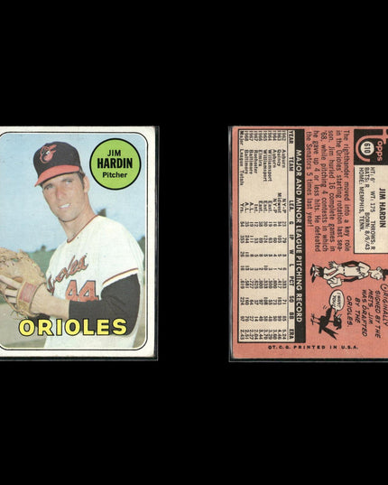 12-Card Lot Vintage 1969 Topps Baseball | MLB Baseball Trading Cards • Poor MLB