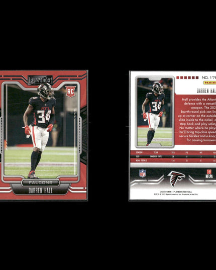 2021 Panini Playbook Football Lot (16) RCs, Purple Parallels, Stars & More