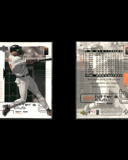 Albert Belle 10-Card Lot Cleveland Indians “Joey Belle” Power Bat