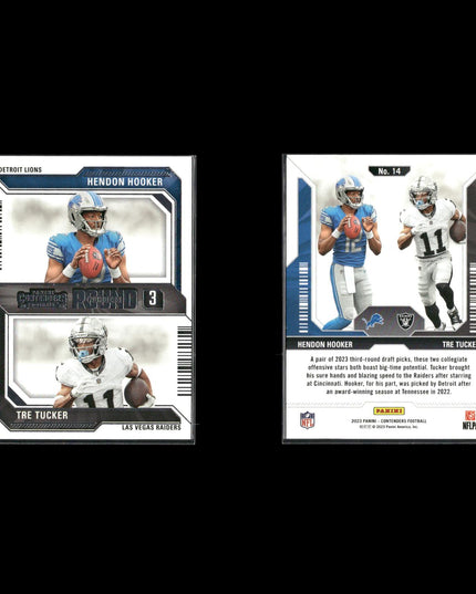 2023 Panini Contenders Football Lot (23) Stars, RCs, Inserts, Parallels