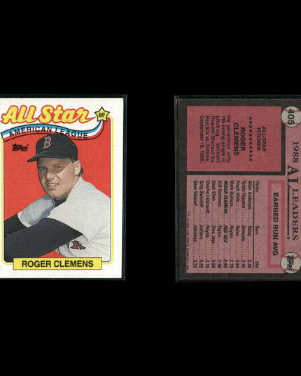 Roger Clemens 10-Card Lot Boston Red Sox “Rocket” 7x Cy Young