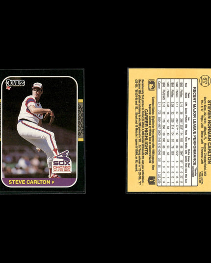 Steve Carlton 10-Card Lot Phillies HOF Lefty 4x Cy Young