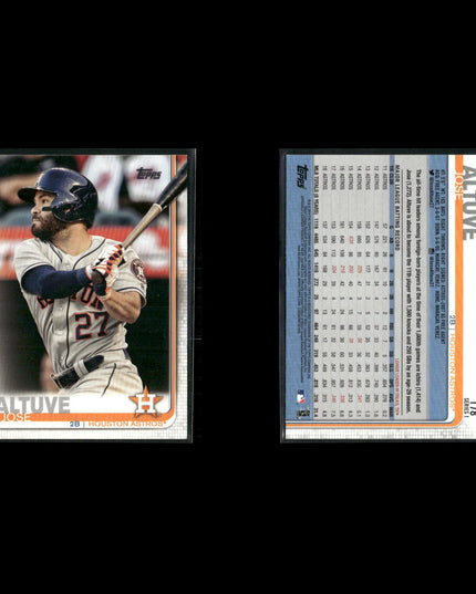 Jose Altuve 10-Card Lot Houston Astros MVP All-Star World Series Champ