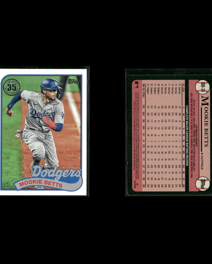 Mookie Betts 12-Card Lot LA Dodgers MVP World Series Champion